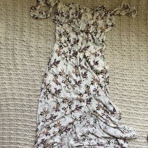 American Eagle Floral Off The Shoulder Dress